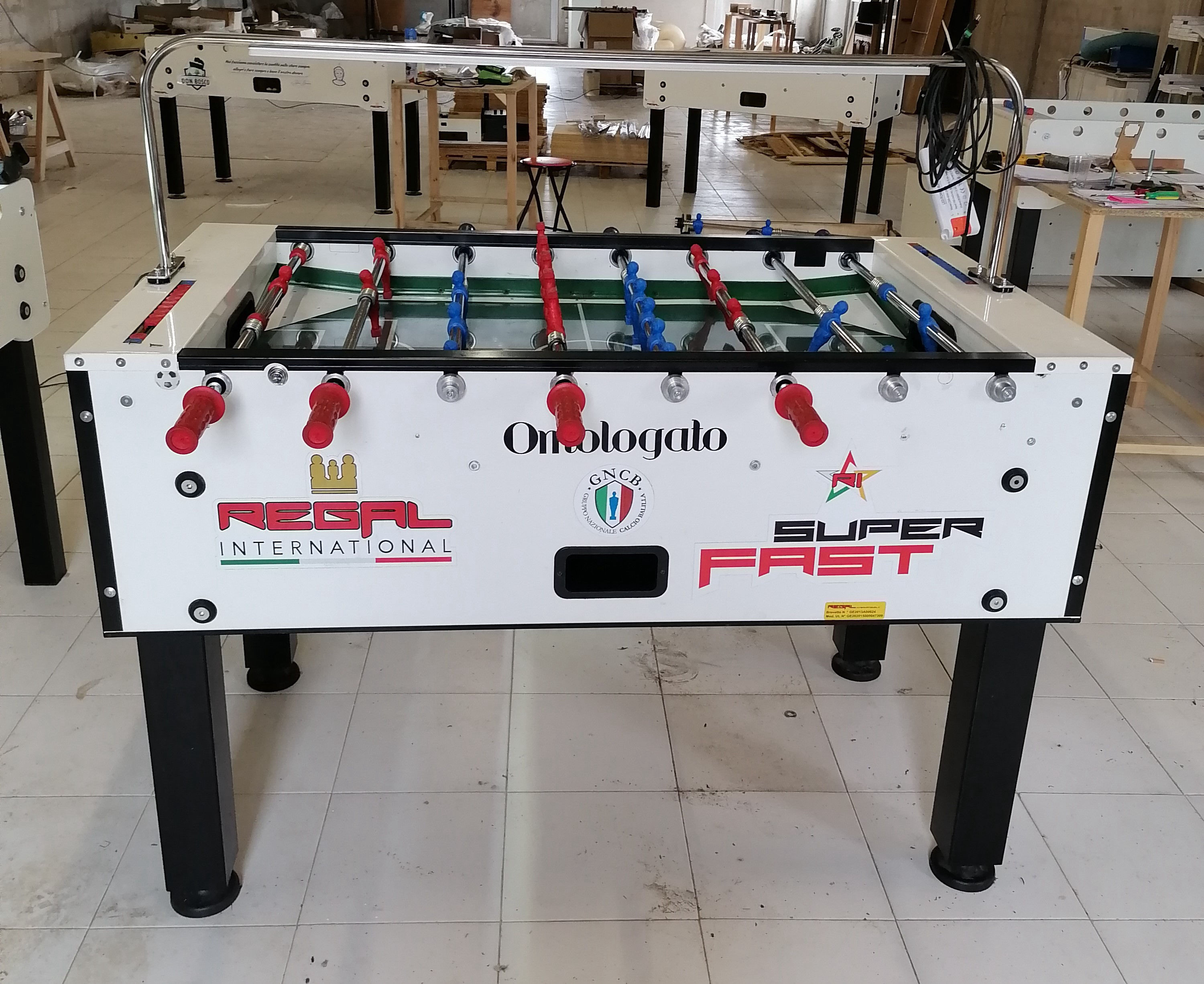Super Fast con gettoniera - campo in vetro